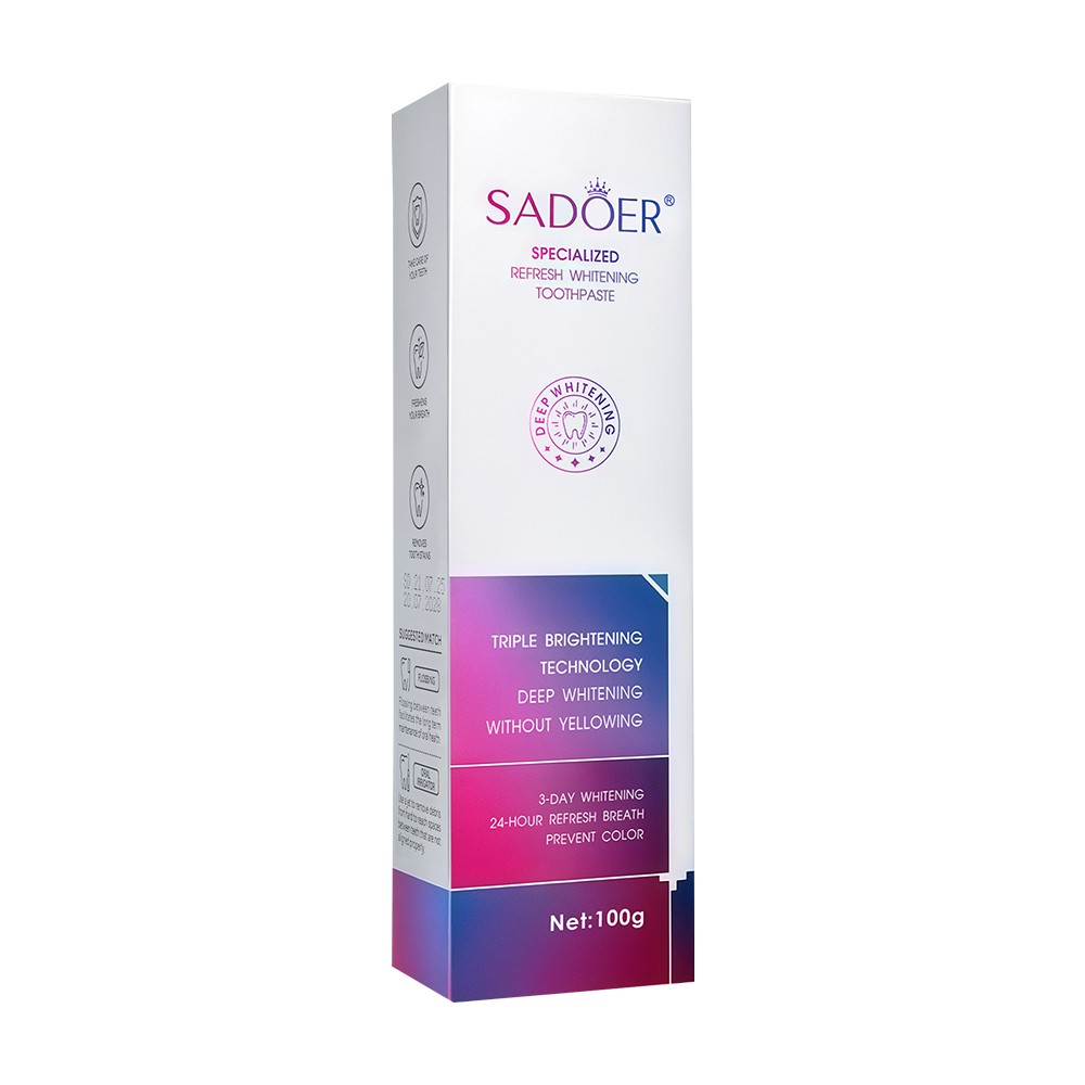 1/2/3pcs Whitening Toothpaste, Tooth Refresh Minty Toothpaste,Teeth Whitening