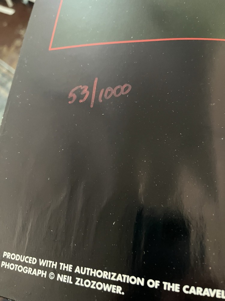 Eric Carr Limited Edition Poster Lithograph KISS 1950-1991 No 53 Of 1000 30x24