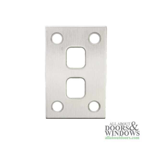 P3000 Strike Plate, Shootbolt Double .063 Flat - 304SS