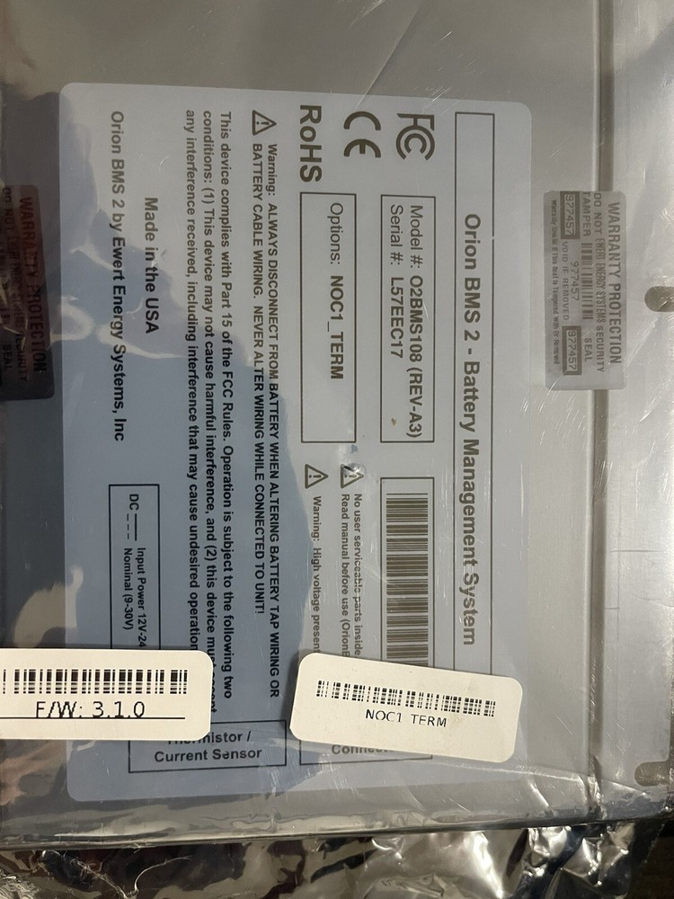 BMS ORION 108 REV-A3