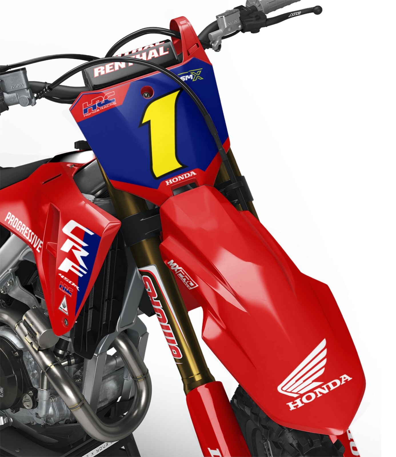FITS HONDA CRF250R (2025) CRF450R (2025) Graphic kit decals crf stickers thick