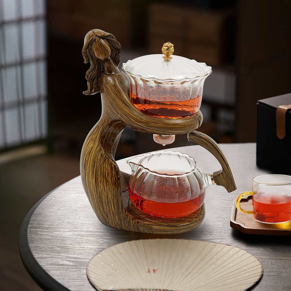 Teapot Set Semi Automatic Tea Set Tea Set with 6 Small Cups Coffee Set Teapots