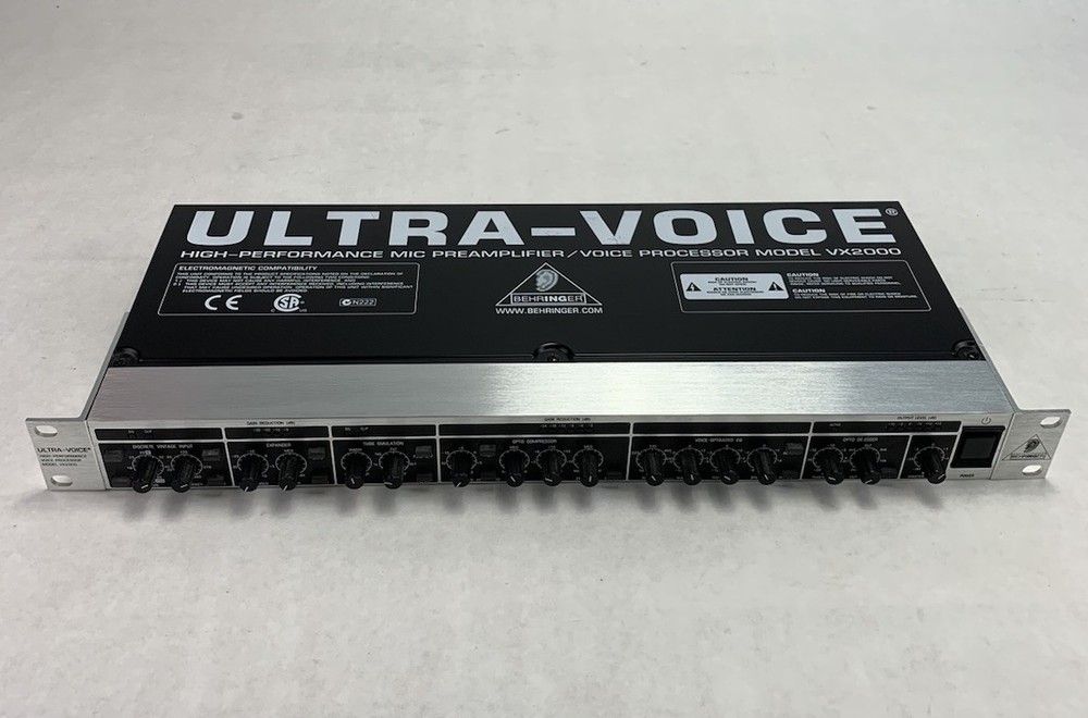 Behringer VX2000 High-Performance Mic Preamplifier / Voice Processor - For Parts
