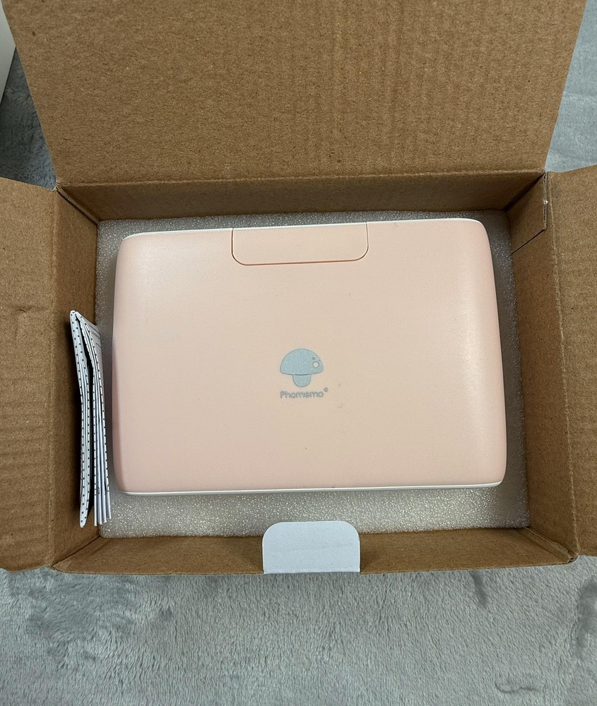 Phomemo M04S Mini Thermal Printer Pink Portable Bluetooth USB w/ Paper & Guide