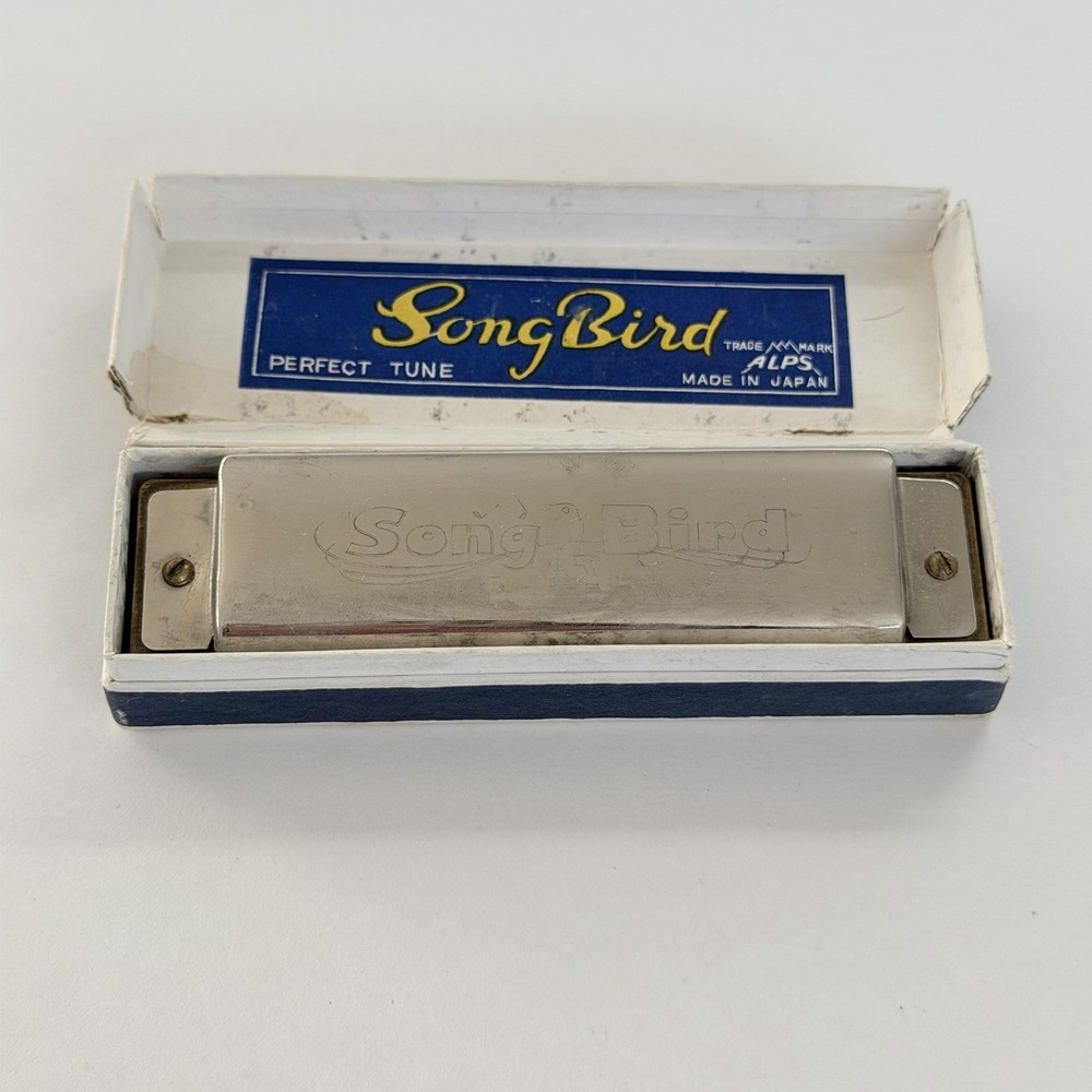 Vintage Songbird Harmonica W/ Box