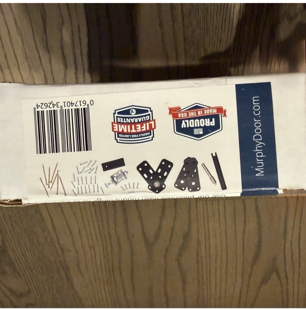 Unopened Murphy Door Flush Mount Hinge Kit