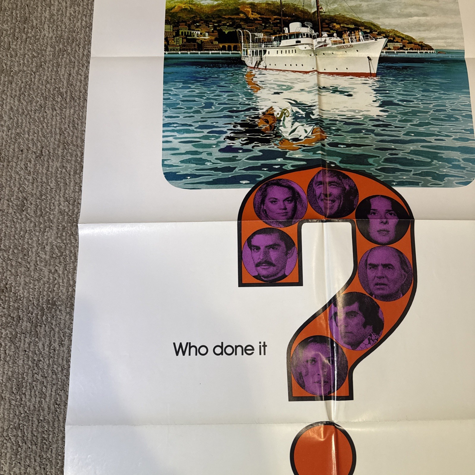 The Last Of Sheila Original 1973 27" X 41" J. Coburn D. Cannon Vintage 1 Sheet