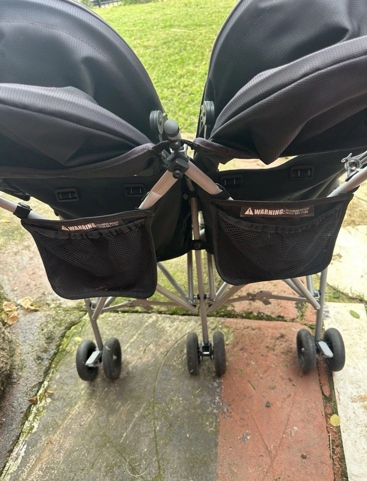 Cheap Double Stroller By Delta Travel With Compact Fold