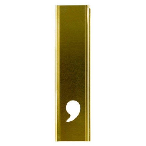 CH Hanson 10011CM - Stencil Sort-2" Brass Gothic COMMA