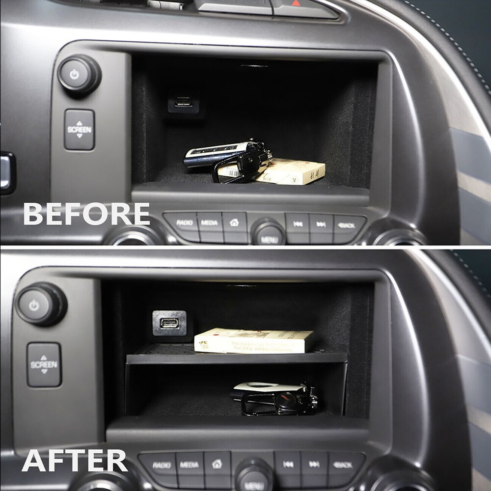 Dashboard Display Storage Bin Tray Holder Compatible for Chevrolet Corvette C7