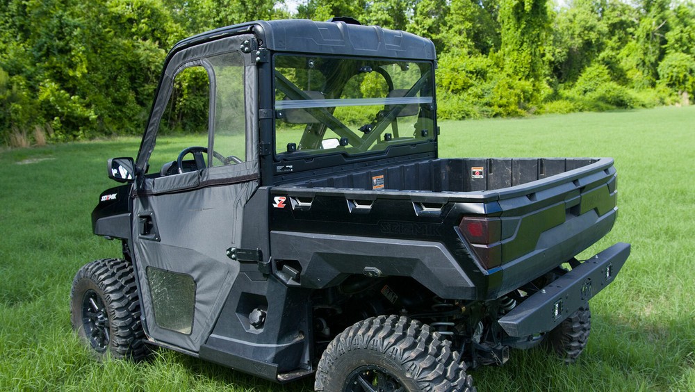 Polaris Ranger XP 570 & Crew Folding Rear Windshield Back Window  2015-2016 ONLY