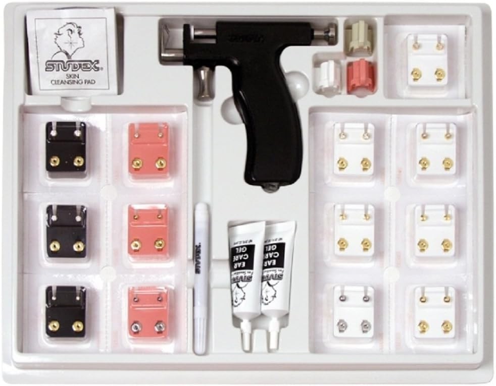 Professional Ear Piercing Kit - 12 Studs