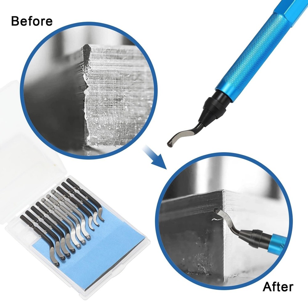 Deburring Tools for 3D Printer,12pcs,10pc Multiuse Blades Removing Burr,Micro...