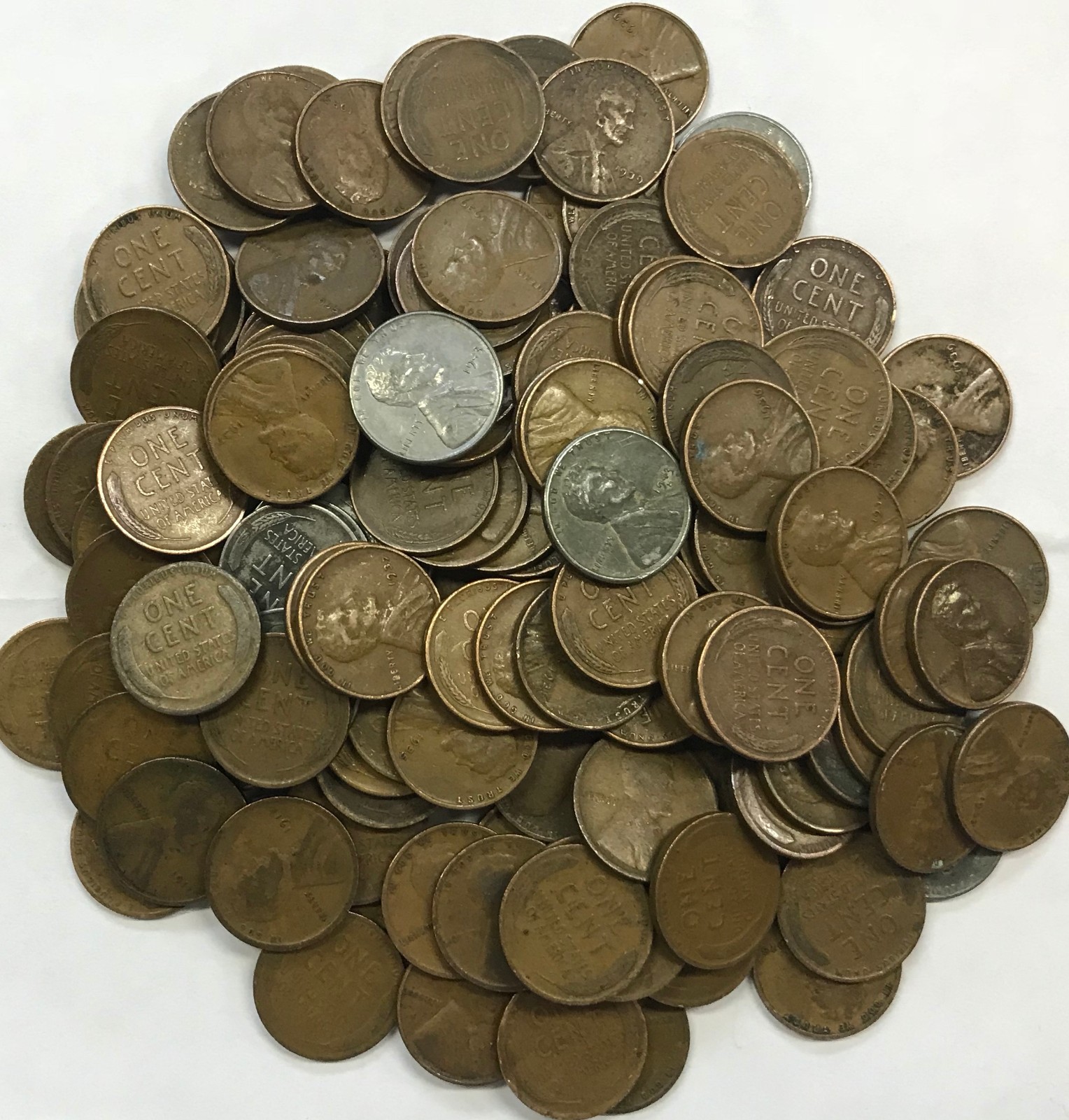 OLD LINCOLN WHEAT CENTS FROM KENTUCKY WHISKEY BARREL HOARD - FIND OF A LIFETIME!