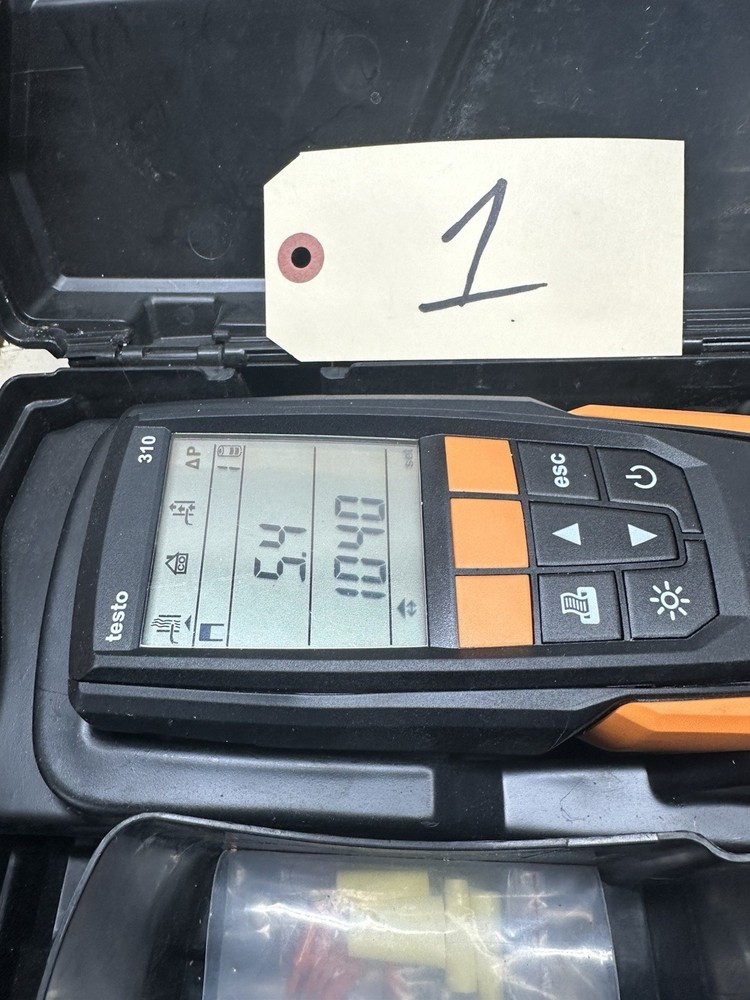 Testo 310 Residential Combustion Analyzer kit no printer