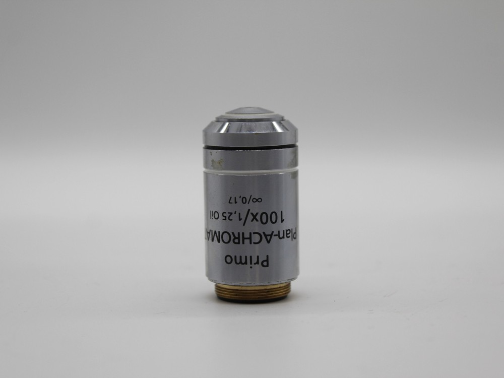 Zeiss Microscope Objective PRIMO Plan Achromat 100x / 1.25 Inf RMS #VD7