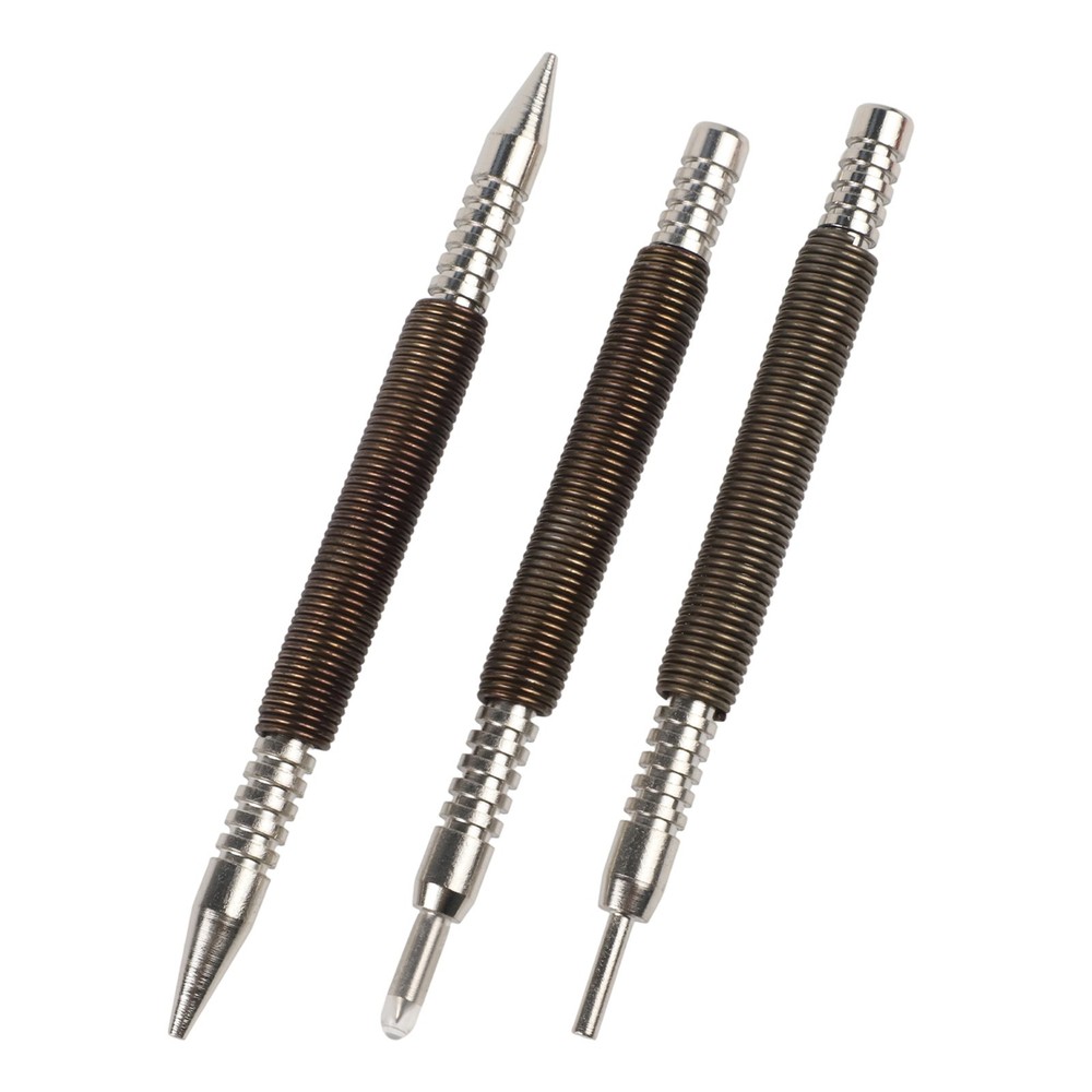 Comfortable Grip Spring Loaded Center Punch Set Improved Handling and Accuracy