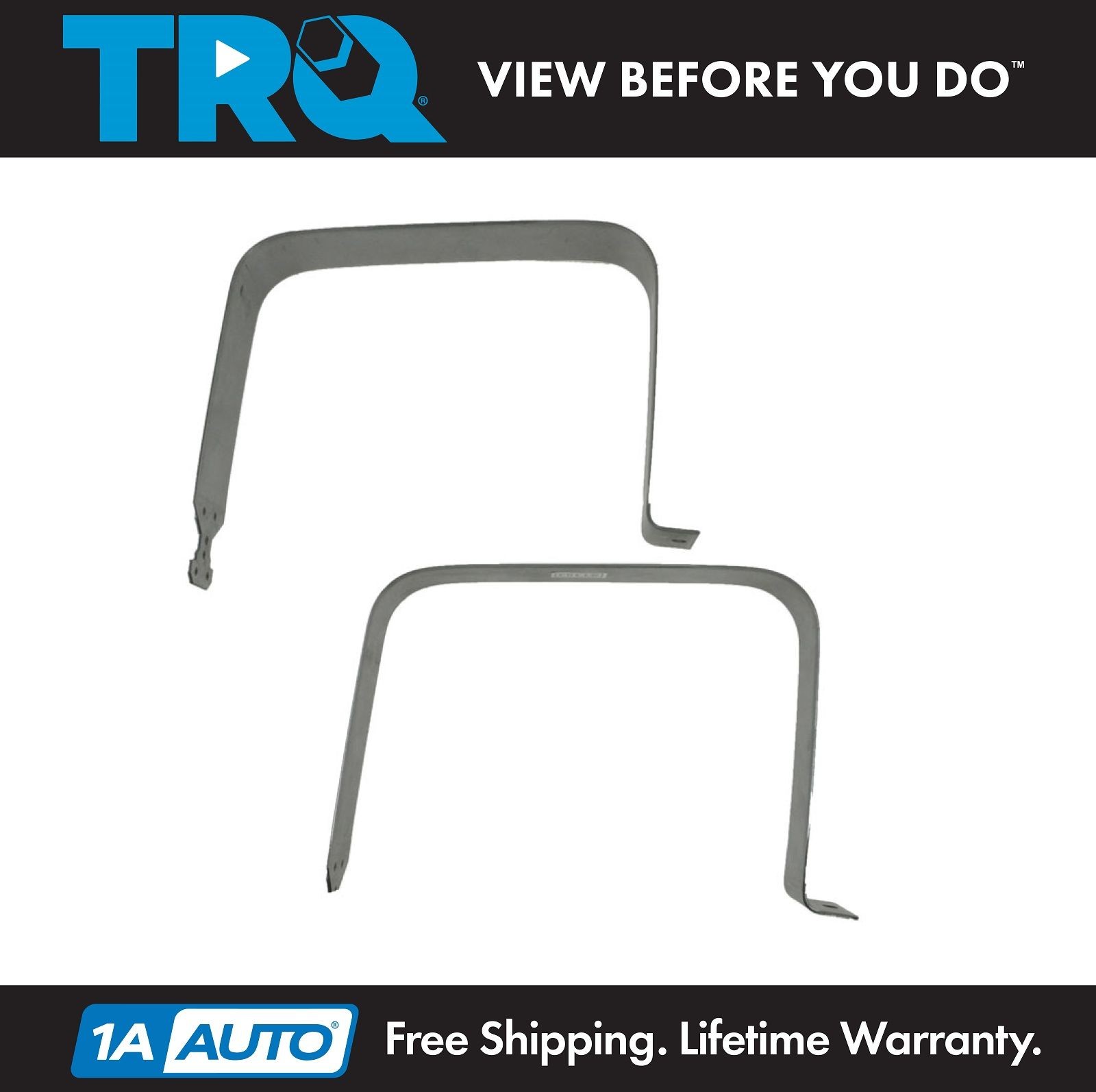 TRQ Fuel Tank Straps 26 34 Gallon Gas for 99-06 Silverado Sierra Pickup Truck