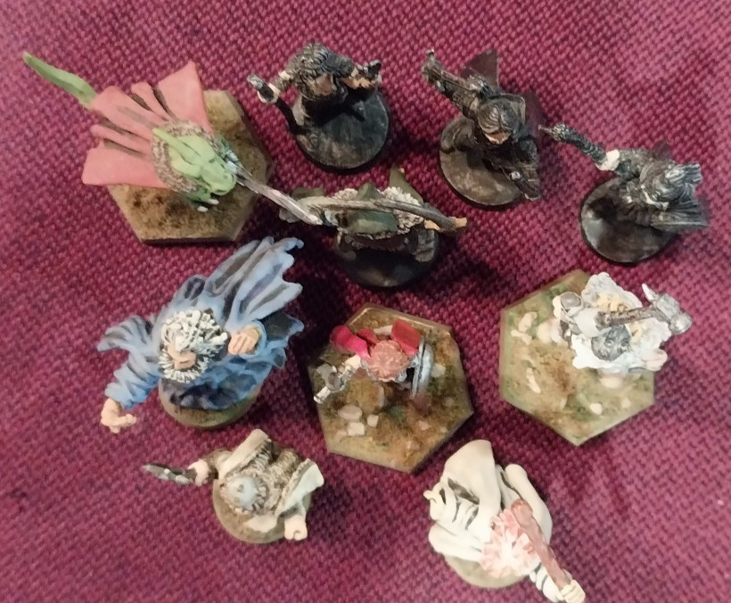 Vintage 1988 Ral Partha AD&D Forgotten Realms Heroes Complete Set