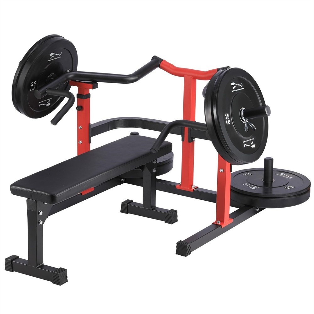 ✔️450 Pound Chest Press Machine Weight Bench Press Machine Adjustable Flat Incli
