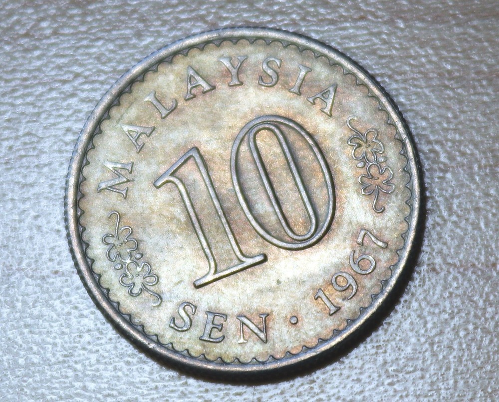 1967 Malaysia 10 Sen