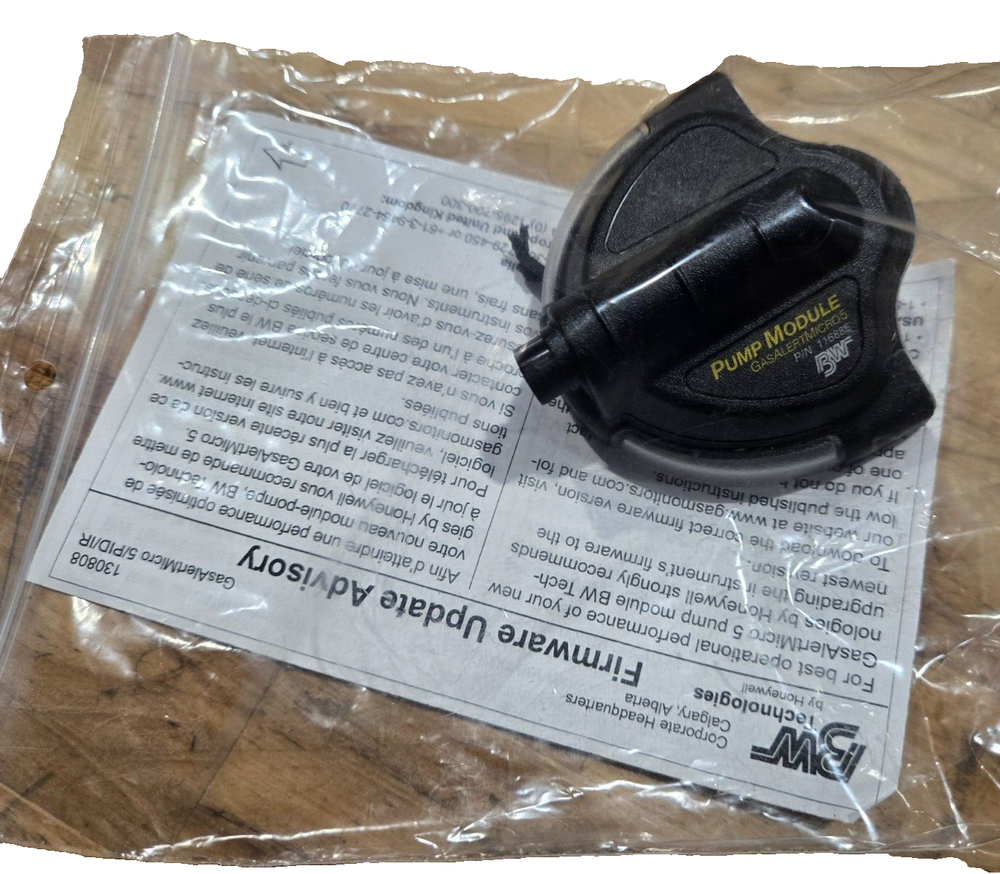 Honeywell BW Technologies 116885 Pump Module Gas Alert Micro 5