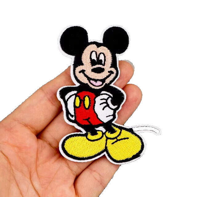 MICKEY MOUSE - Embroidered Iron-On/Sew Patch
