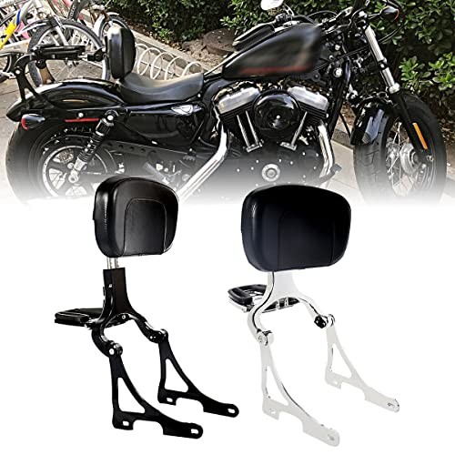 Adjustable Driver/Passenger Seat Backrest Sportster 00-22(Chrome)
