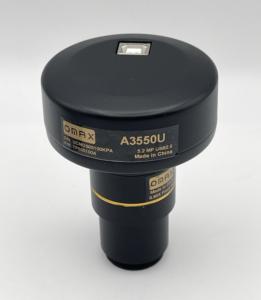 OMAX 5 Mega Pixel Digital 3.0 USB Microscope Camera Excellent Condition