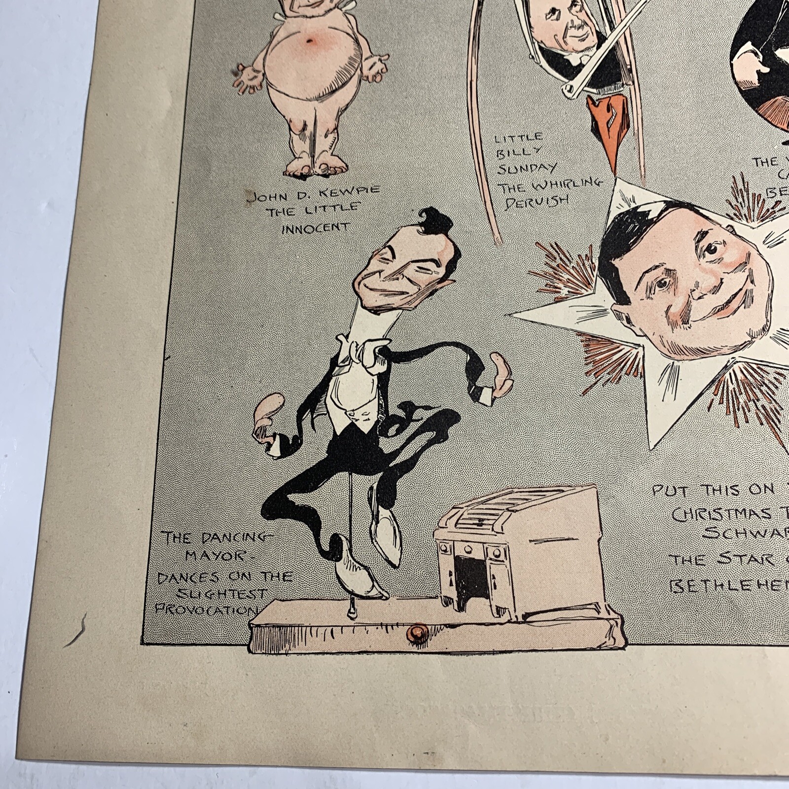 WWI 1915 Not Political Corr 2 Page Ad President Wilson No German Toys Christmas