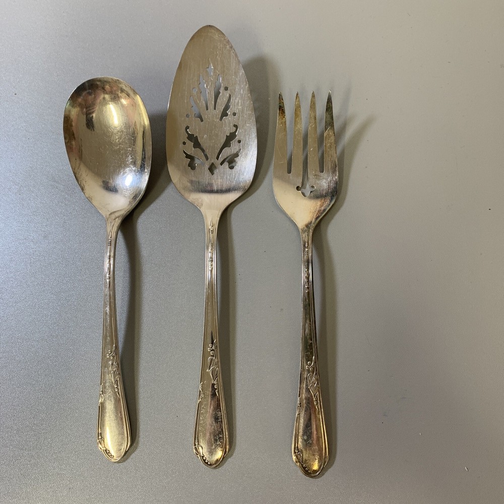 William Rogers Serving Silverware 3 Pieces