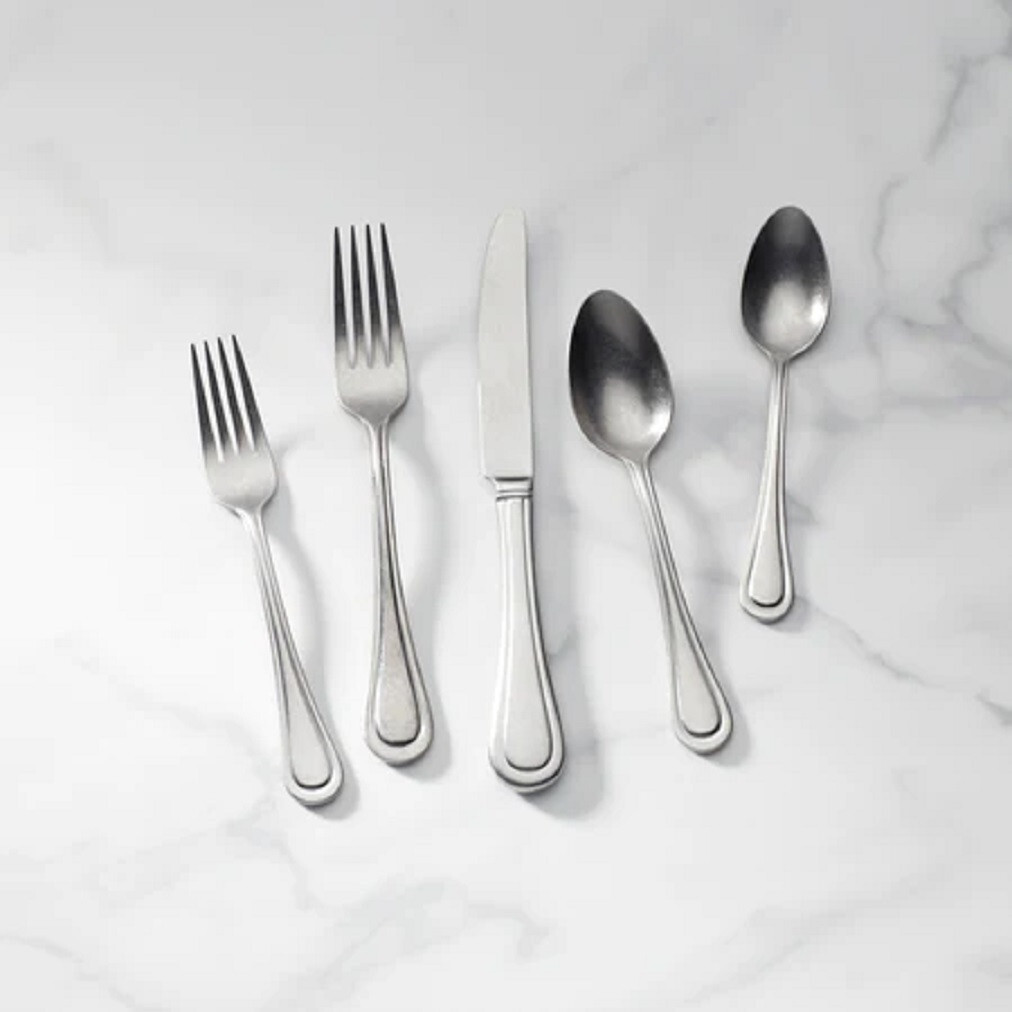 Lenox TEXTURED NEUTRALS - 18/10 Stainless 20pc. Flatware Set (Service for Four)