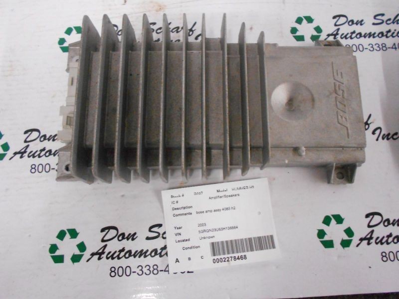 H2 2003 Speaker 205797