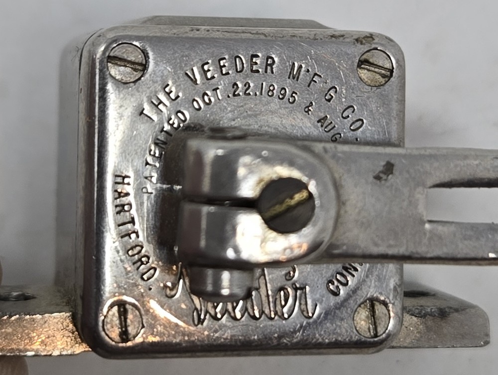 Vintage Veeder 3 Digit Numeric Roller Counter