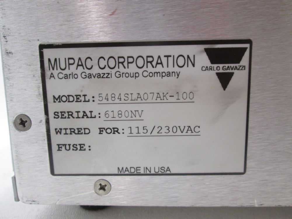 Mupac 5484SLAO7AK-100 (7) Slot chassis