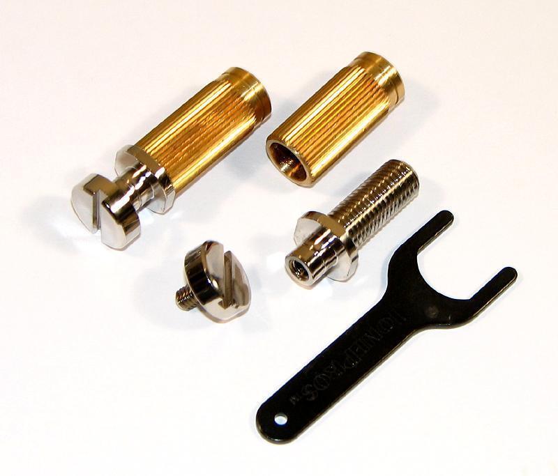 SS1-N TonePros Standard (US Thread) Small Cap (Gibson Size) Locking Stud, Nickel