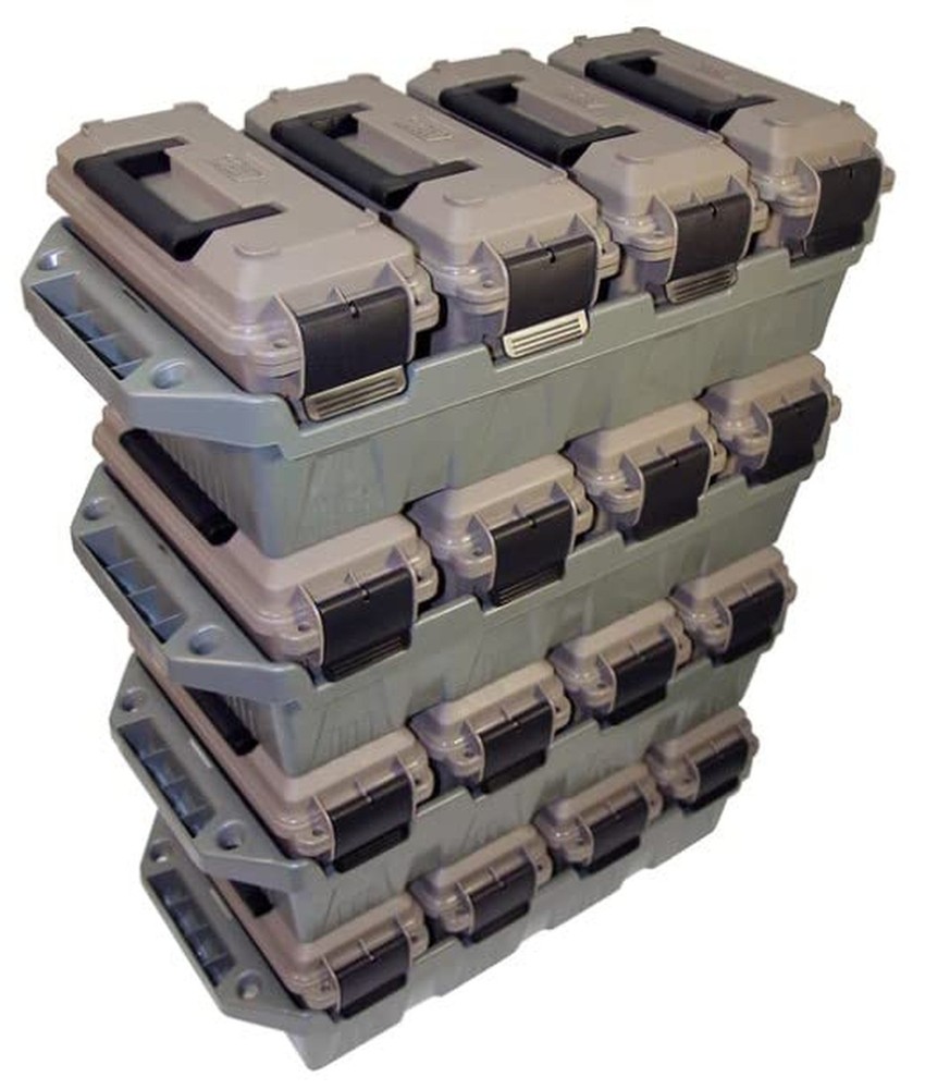 MTM AC4C Ammo Crate (4-Can) Brown, 30 caliber