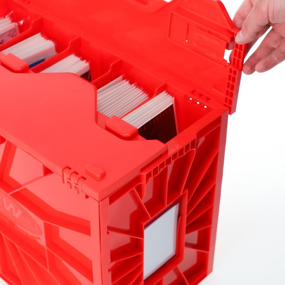 1 BCW Red Plastic Short Comic Book Bin