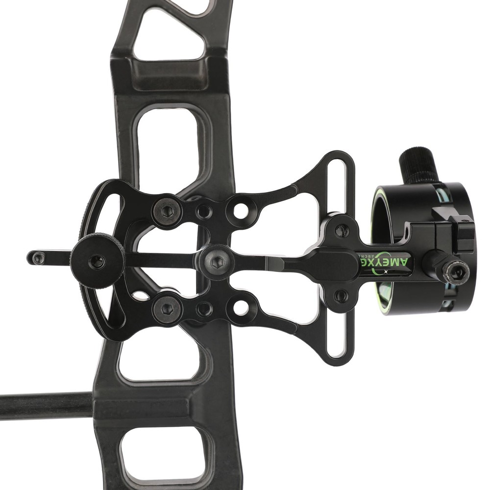 Archery Bow Sight Compound Single1 Pin 0.019" Adjustable Hunting Shooting Target