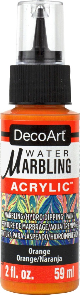 DecoArt Water Marbling Paint 2oz-Orange