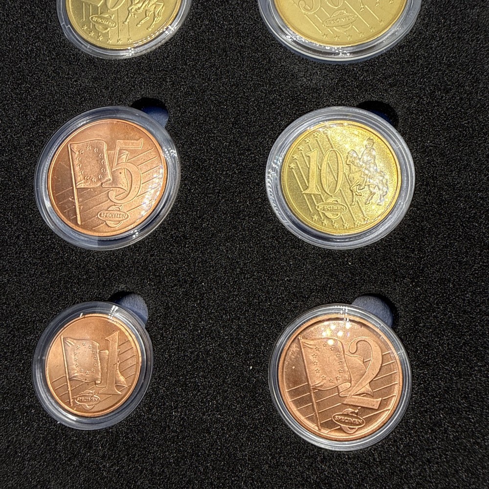 2004 Malta Probe Euro Pattern / Trial Coin Collection Set