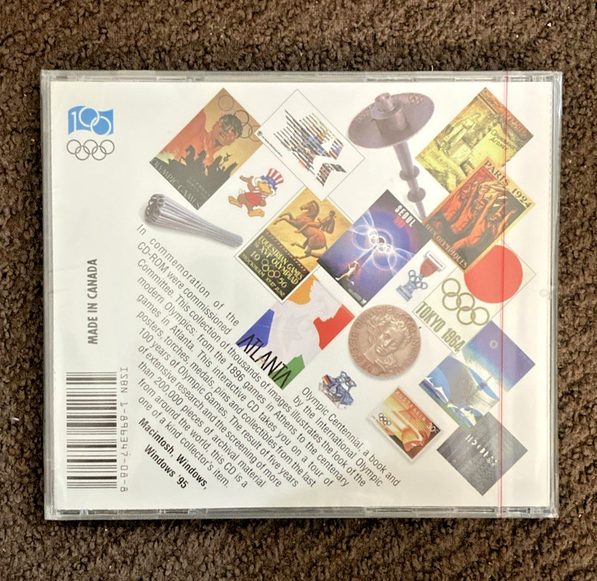The Olympic Image The First 100 Years CD-ROM - sealed