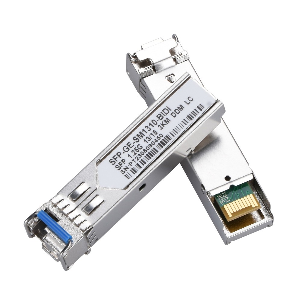 1 Pair 3KM Single-Mode Fiber SMF LC Simplex Connector SFP Transceiver Module d