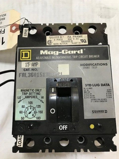 SQUARE D breaker FAL3601513