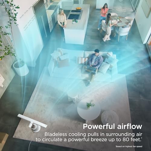 SHARK TURBOBLADE XL ULTRA-POWERFUL BLADELESS TOWER FAN UT205 - - Scratch & Dent