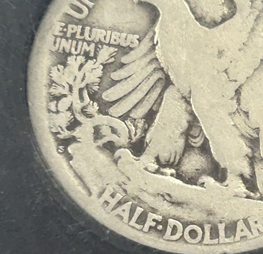 1921-S Walking Liberty Half Dollar - Key Date! Great Value!