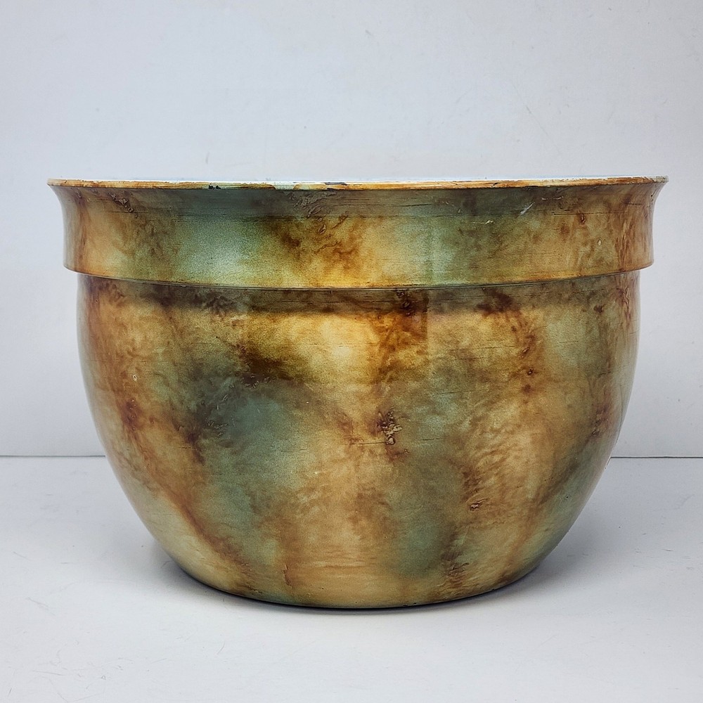 Faux Marble Plastic Pòt