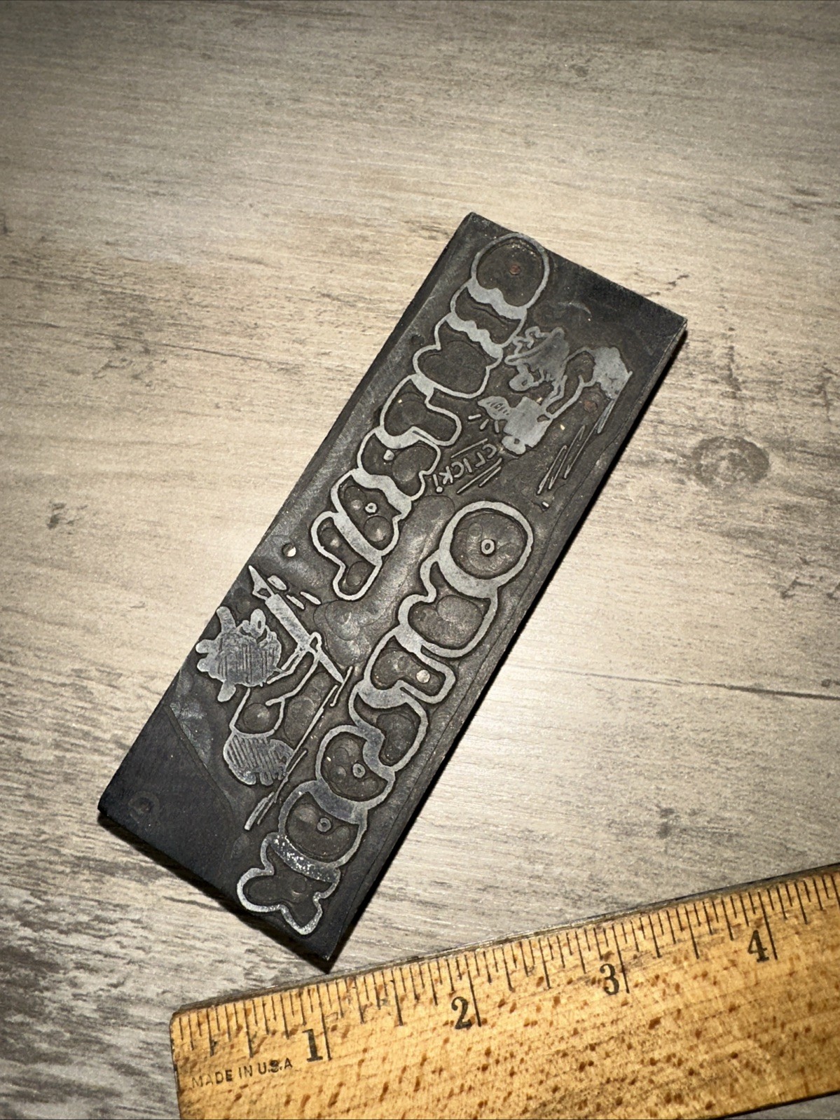 Printing Block “ Central Outlook, Artist And Photographer “ Ad??￼