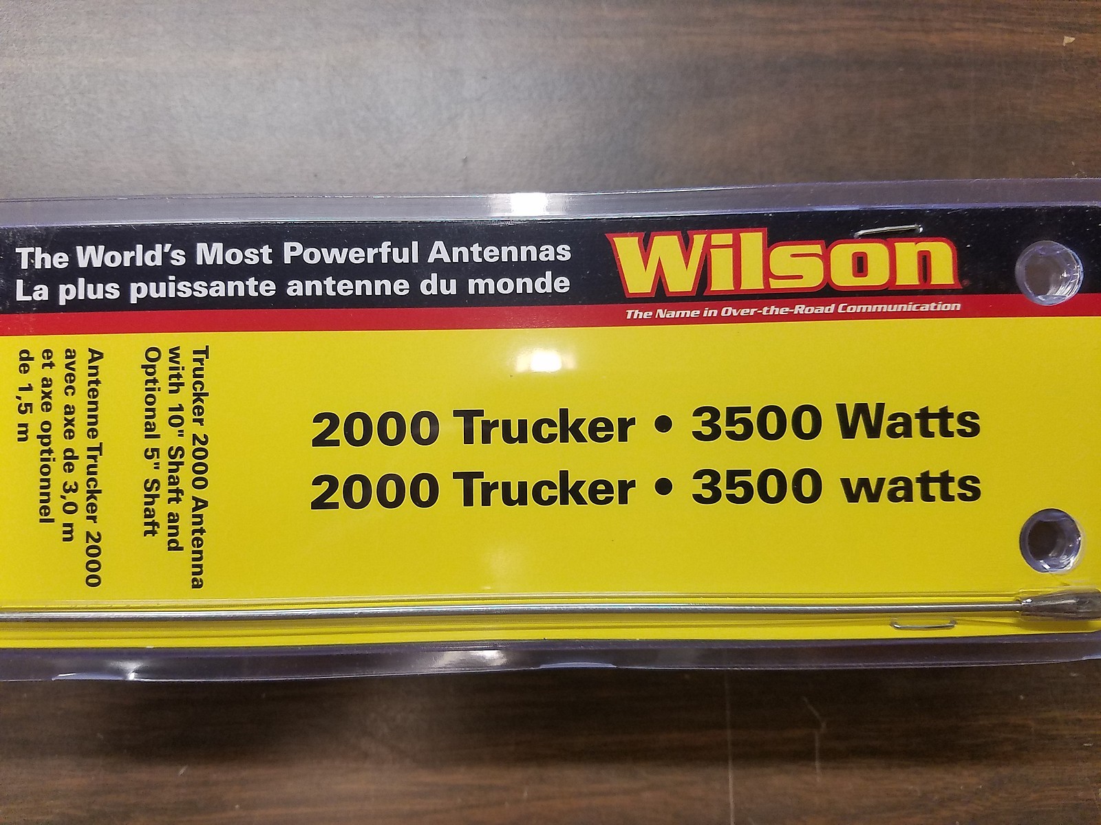 Wilson T2000 Trucker USA Flag 10" & 5" Shaft Mobile CB Radio Antenna 305-Flag
