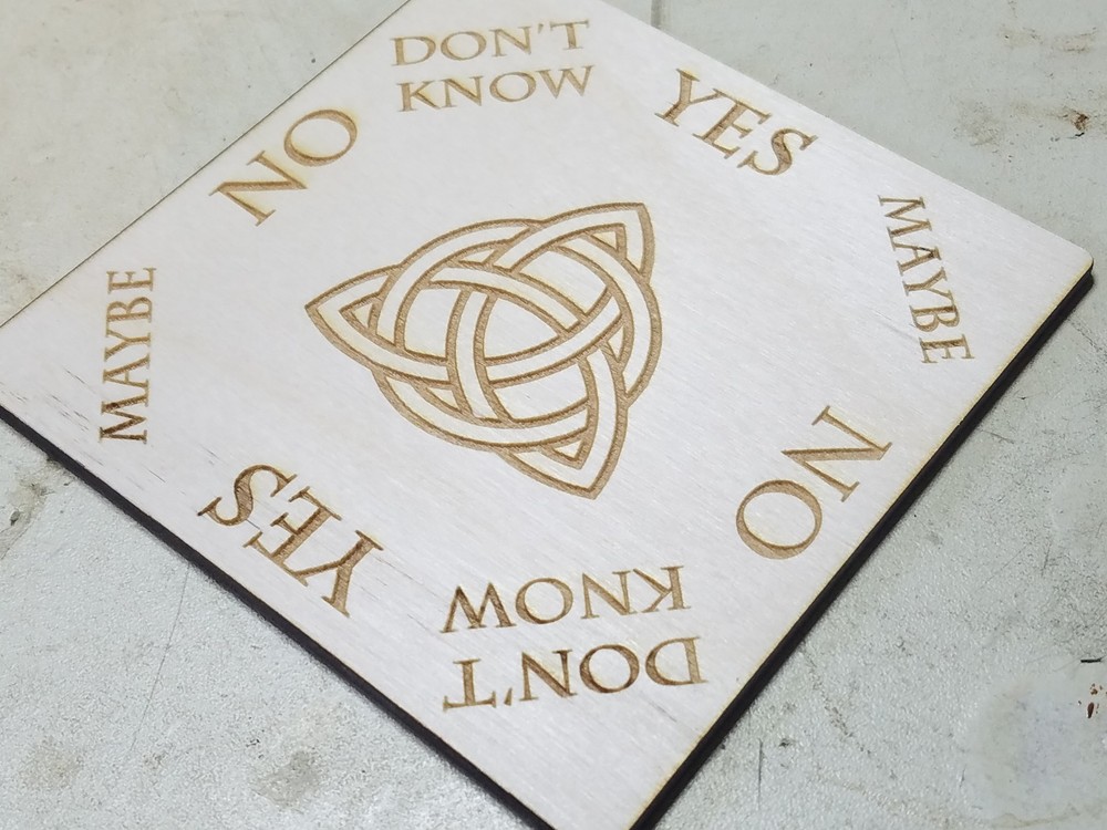 LARGE Celtic Knot Pendulum Board HANDMADE for Wicca, Witch & Pagan